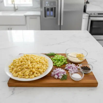 Easy Macaroni Salad - cooking process