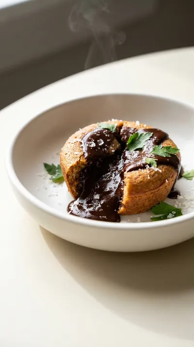 Cottage Cheese Lava Cake – Chocolate Protein Dessert