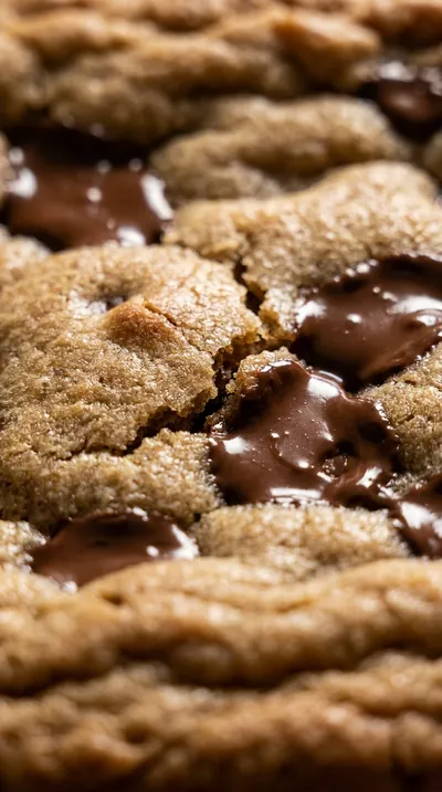 Chewy Chocolate Chip Cookie Bars - ingredients preparation