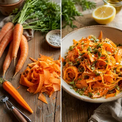 Classic Carrot Summer Salad – Easy Healthy Recipe - cooking process