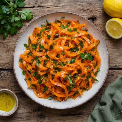 Classic Carrot Summer Salad - ready to serve