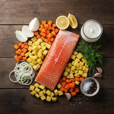 Finnish Salmon Soup – Easy Everyday Dinner - cooking process