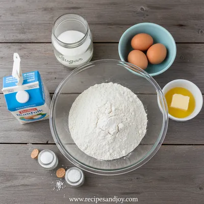Fluffy Buttermilk Pancakes - cooking process