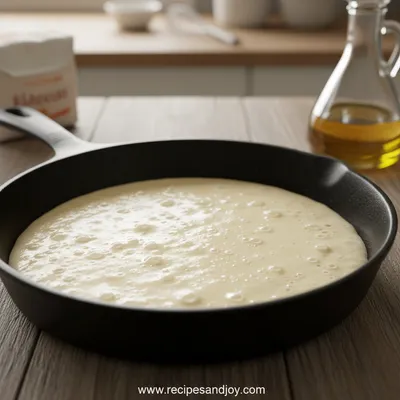 Fluffy Buttermilk Pancakes - ingredients preparation