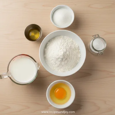 Fluffy Pancake Recipe - Perfect Breakfast Inspiration - ingredients preparation