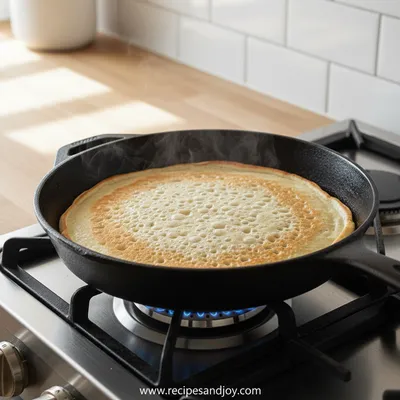 Fluffy Pancake Recipe - Perfect Breakfast Inspiration - cooking process