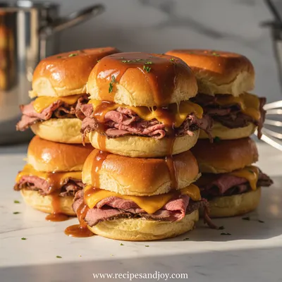 Easy French Dip Sliders for Dinner