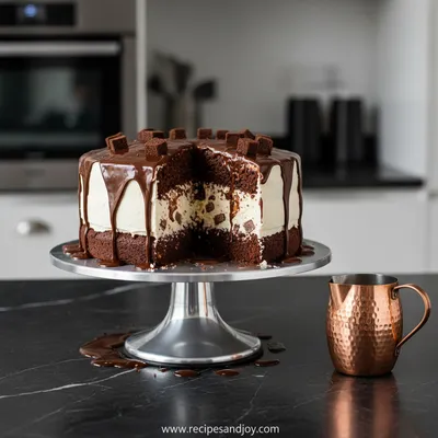 Frozen Brownie Ice Cream Cake