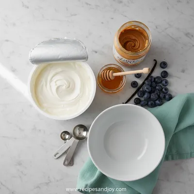 Frozen Greek Yogurt Peanut Butter Bites - cooking process