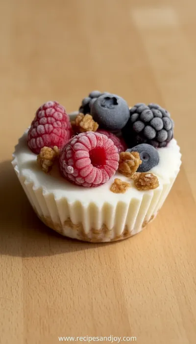 Frozen Yogurt Granola Cups – Easy Healthy Dessert