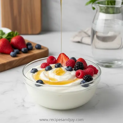 Fruit Dip Recipe with Fresh Fruit and Yogurt