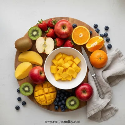 Best Fruit Salad Recipe - cooking process