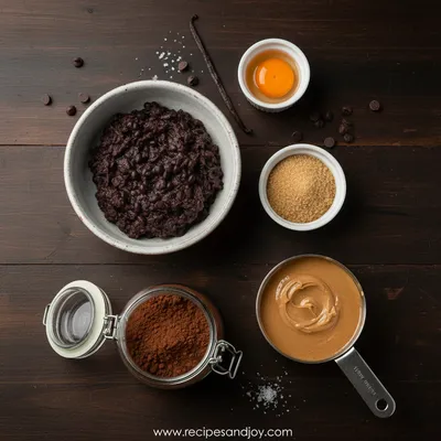 Fudgy Protein Brownies: Healthy Chocolate Dessert Recipe - ingredients preparation