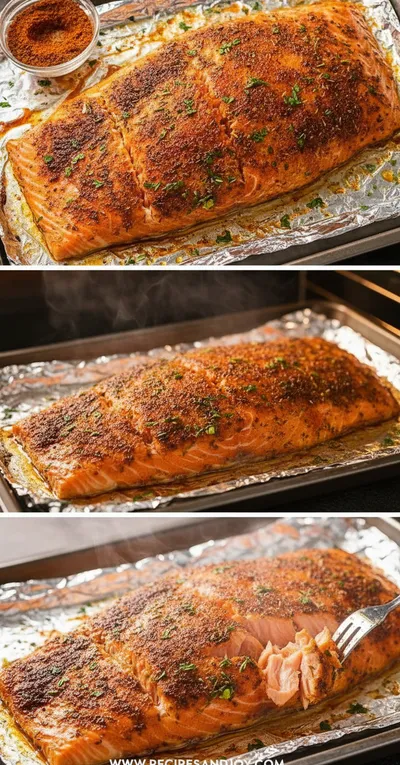 Garlic Butter Baked Salmon - Easy Dinner