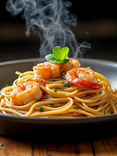 Garlic Butter Shrimp Scampi Pasta – Easy Dinner