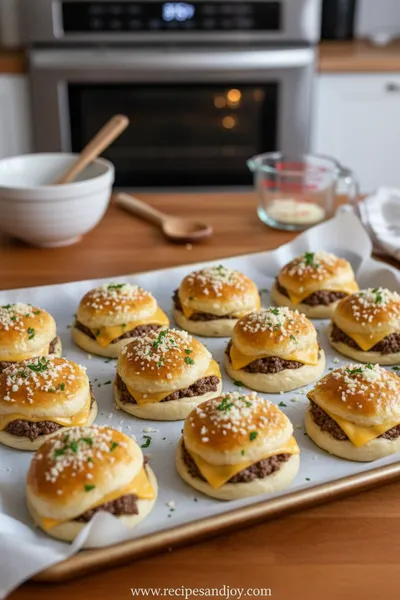 Garlic Parmesan Cheeseburger Bombs Recipe - ingredients preparation