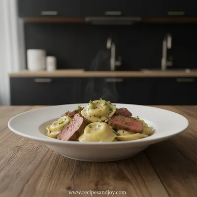 Garlic Steak Tortellini