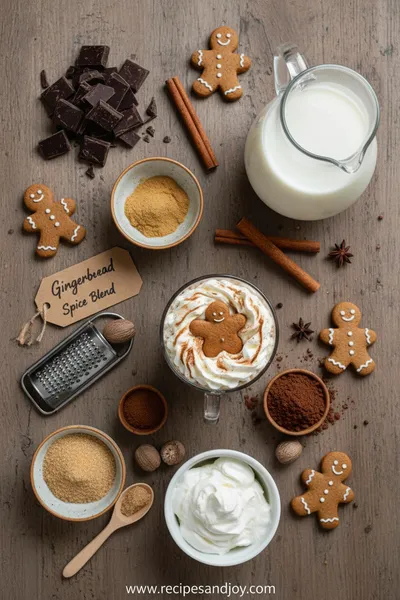 Gingerbread Fall Hot Chocolate Recipe - cooking process