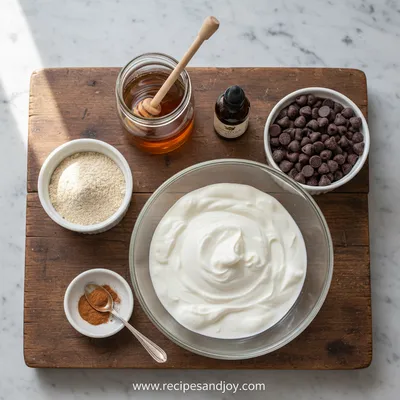 Greek Yogurt Cookie Dough Recipe - cooking process