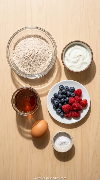 Healthy Fluffy Pancakes: Perfect Breakfast Recipe - ingredients preparation