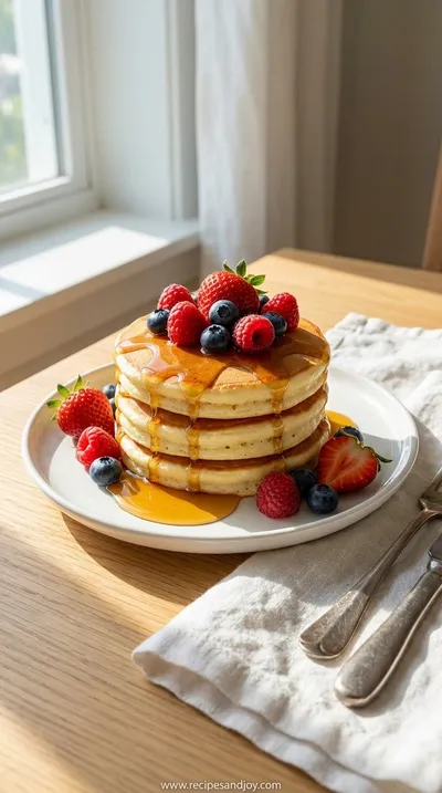 Healthy Fluffy Pancakes: Perfect Breakfast Recipe