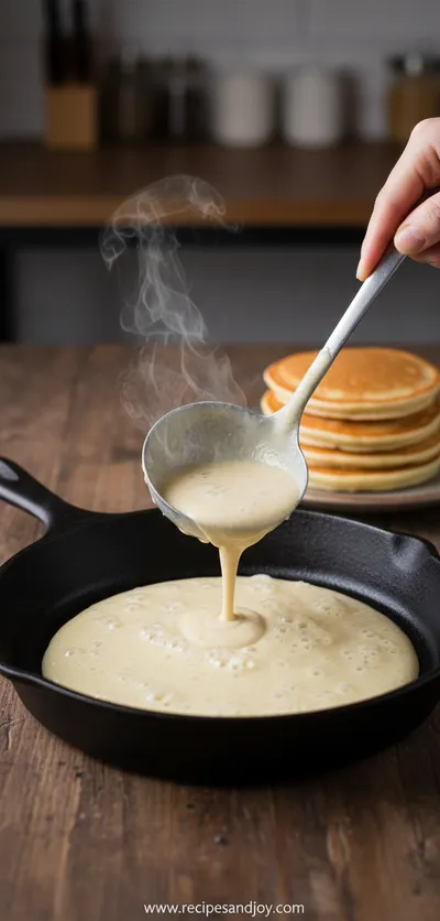 Healthy Pancake Recipes for Easy Breakfast Ideas - cooking process