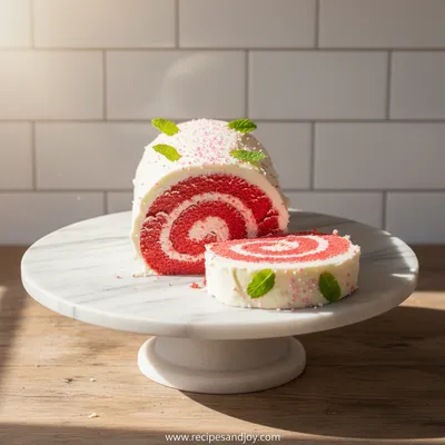 Heart Swiss Roll Cake | Festive Dessert Recipe