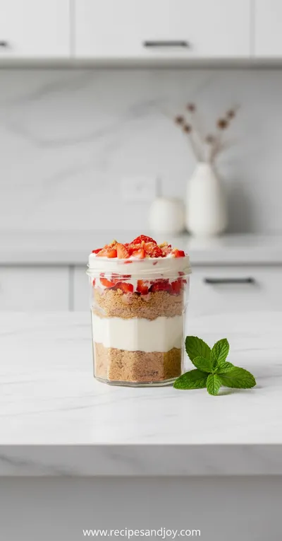 High Protein Cheesecake Jars