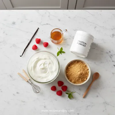 High Protein Cheesecake Jars - cooking process