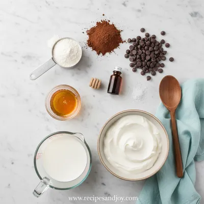 High Protein Chocolate Mousse - cooking process