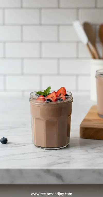 High Protein Chocolate Pudding