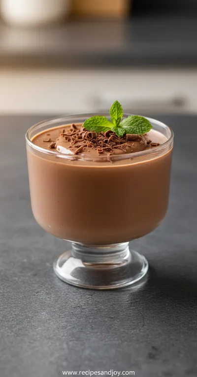 High Protein Chocolate Pudding Recipe