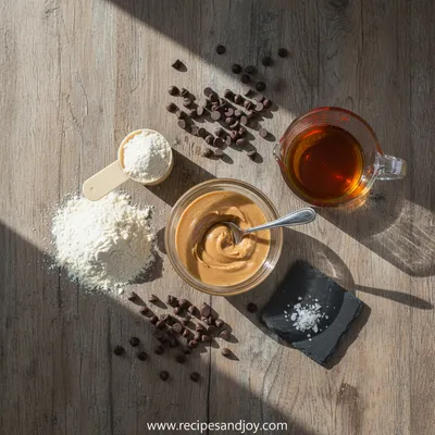 High Protein Cookie Dough Healthy Easy Snack - cooking process