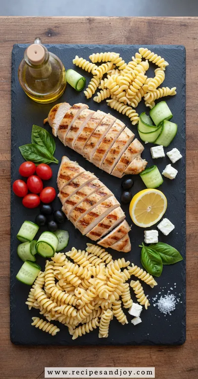 High-Protein Italian Pasta Salad - cooking process