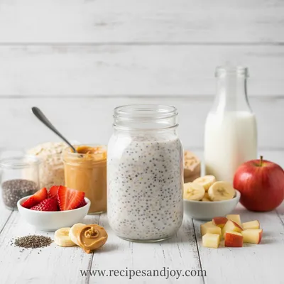 High-Protein Overnight Oats - cooking process