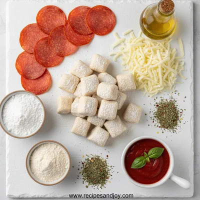 High Protein Pepperoni Pizza Rolls - cooking process