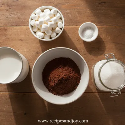 Homemade Hot Chocolate Mix Recipe - cooking process