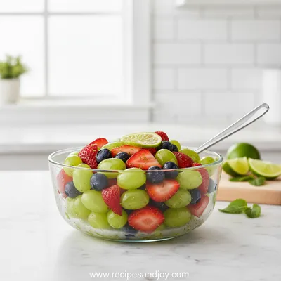 Honey Lime Fruit Salad – Easy Paleo Recipe