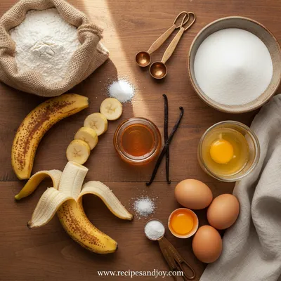 Honey Vanilla Banana Bread – Classic Fluffy Recipe - cooking process