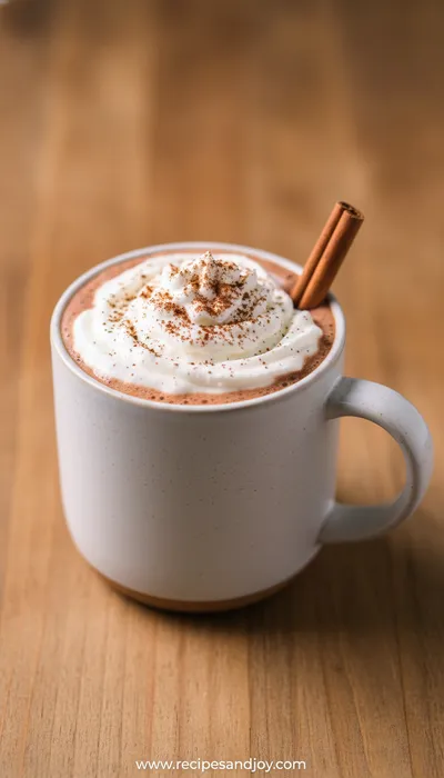 Healthier Hot Chocolate Recipe - ready to serve