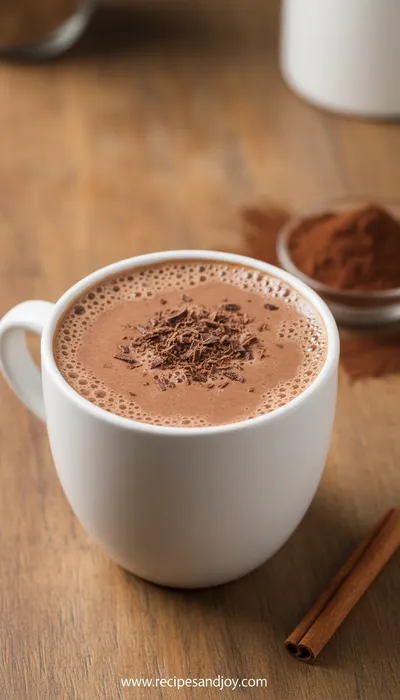 Easy Hot Chocolate Recipe With Cocoa Powder - ready to serve