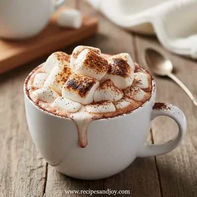 Hot Cocoa With Marshmallows Recipe - ready to serve