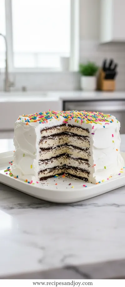 Easy Ice Cream Sandwich Cake