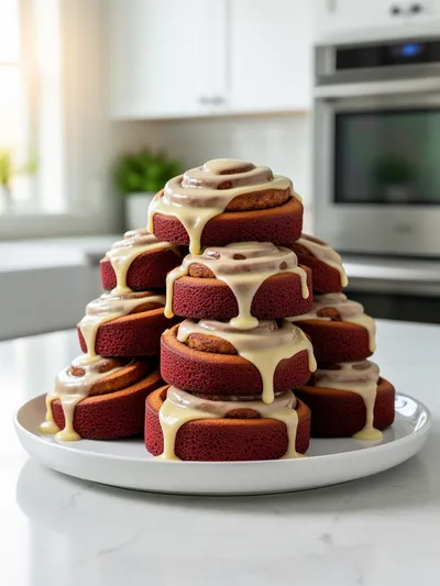 Red Velvet Cinnamon Rolls