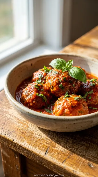 Italian Meatballs in Tomato Sauce Recipe