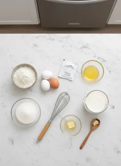 Japanese Pancakes Recipe - cooking process