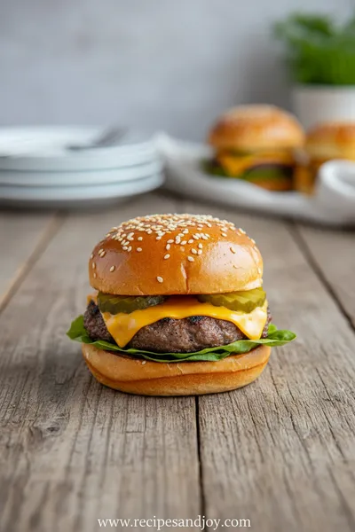 Juicy Cheeseburger Sliders