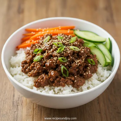 Korean Ground Beef Bowl – Easy Weeknight Dinner