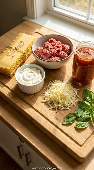 Lasagna Roll Ups Recipe: Easy Everyday Dinner - ingredients preparation