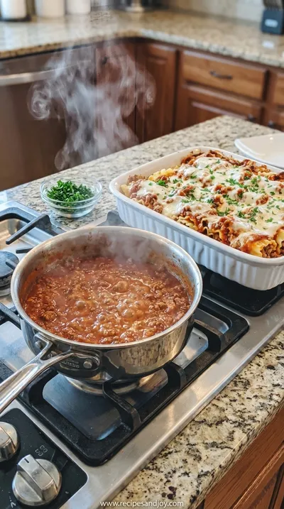 Lasagna Roll Ups Recipe: Easy Everyday Dinner - cooking process